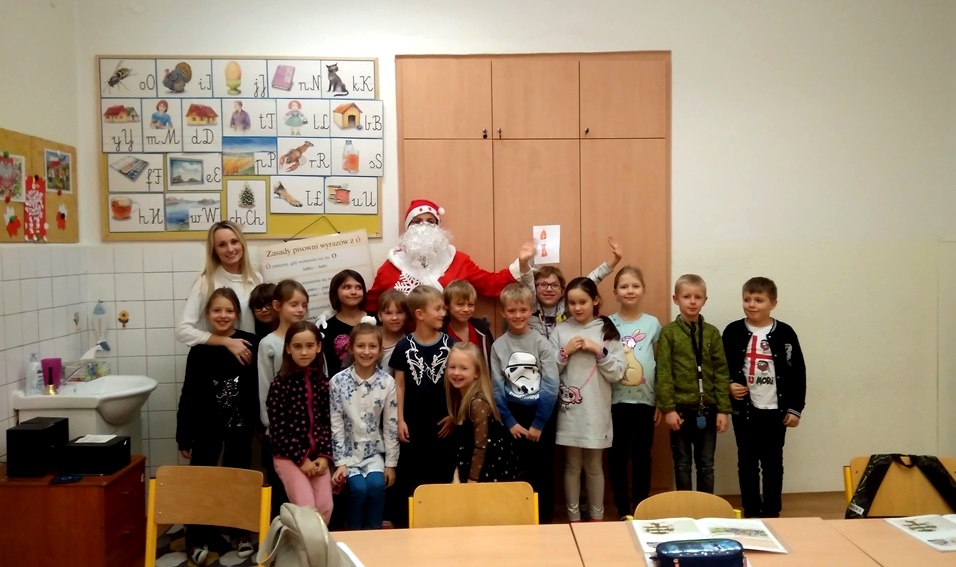W grudniu zawitał do naszej szkoły Święty Mikołaj!