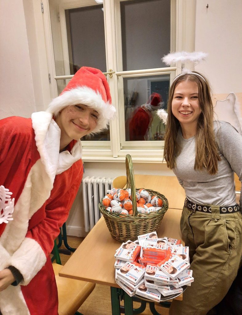 Święty Mikołaj w naszej szkole.