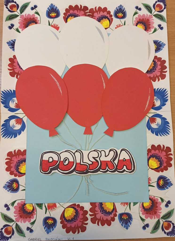 Prace konkursowe naszych uczniów na temat Polski.