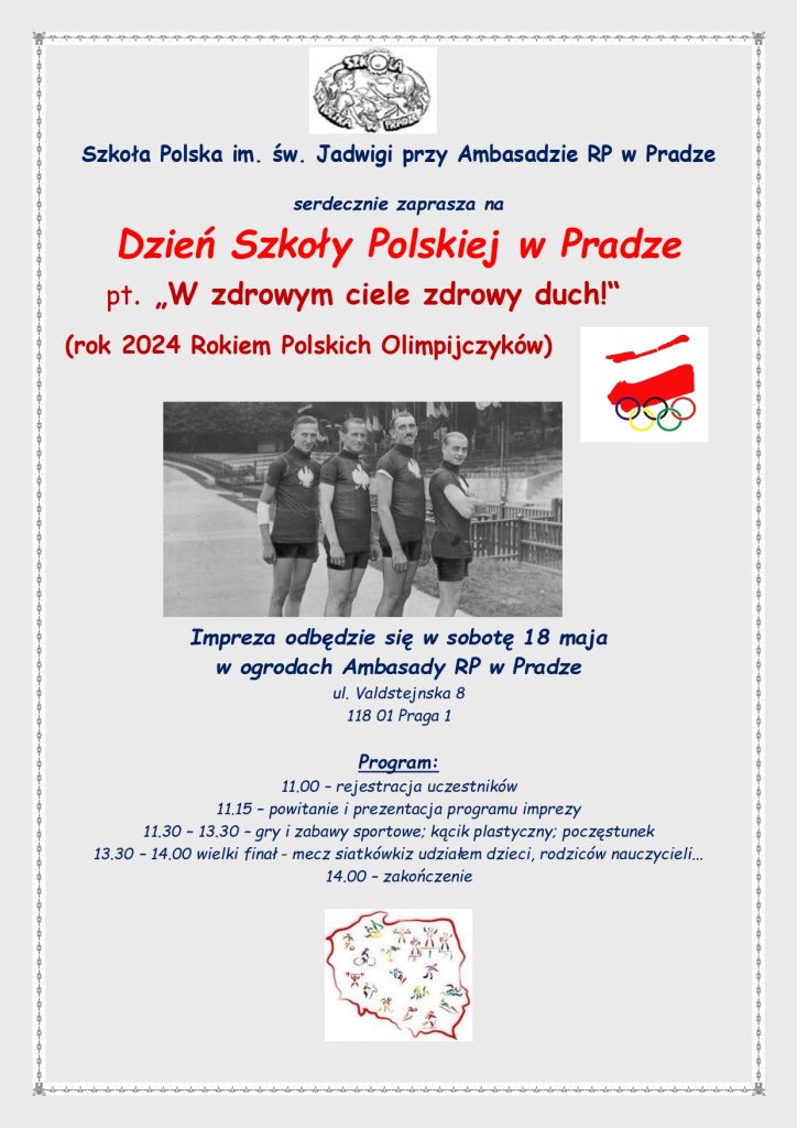 Zapraszamy na Dzień Szkoły w ogrodach Ambasady RP