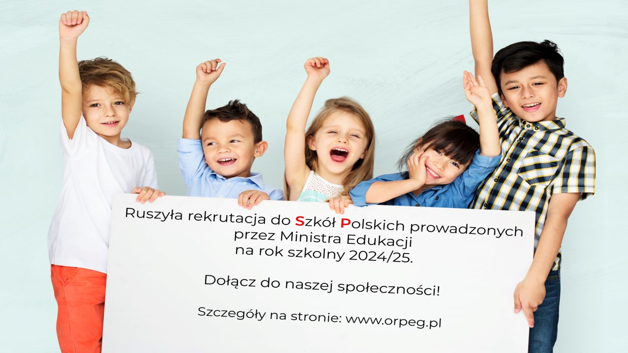 „Szkoła Polska oferuje: Całkowicie darmową i stacjonarną edukację w języku polskim dla dzieci przebywających poza granicami RP. Gwarancją wysokiego poziomu nauczania jest nadzór pedagogiczny oraz wykwalifikowani nauczyciele. W naszych szkołach dzieci uczą się i poznają świat w oparciu o spójne ramy programowe przygotowane przez państwo polskie. Szkoła Polska wyposażona jest w nowoczesny sprzęt IT wspierający multimedialne sposoby nauczania. Edukacja kończy się uzyskaniem polskiego świadectwa szkolnego potwierdzającego naukę w polskim systemie edukacyjnym."
