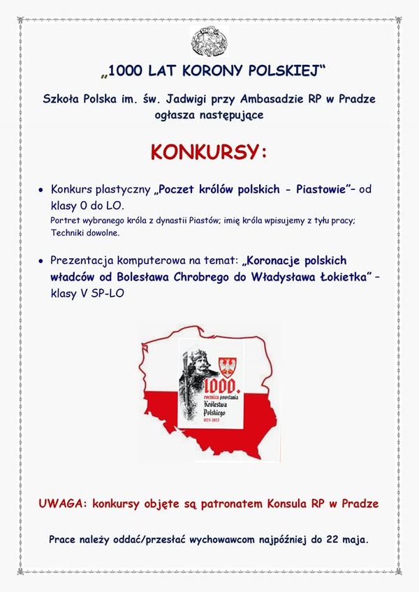 Ogłaszamy konkursy na tegoroczny Dzień Szkoły